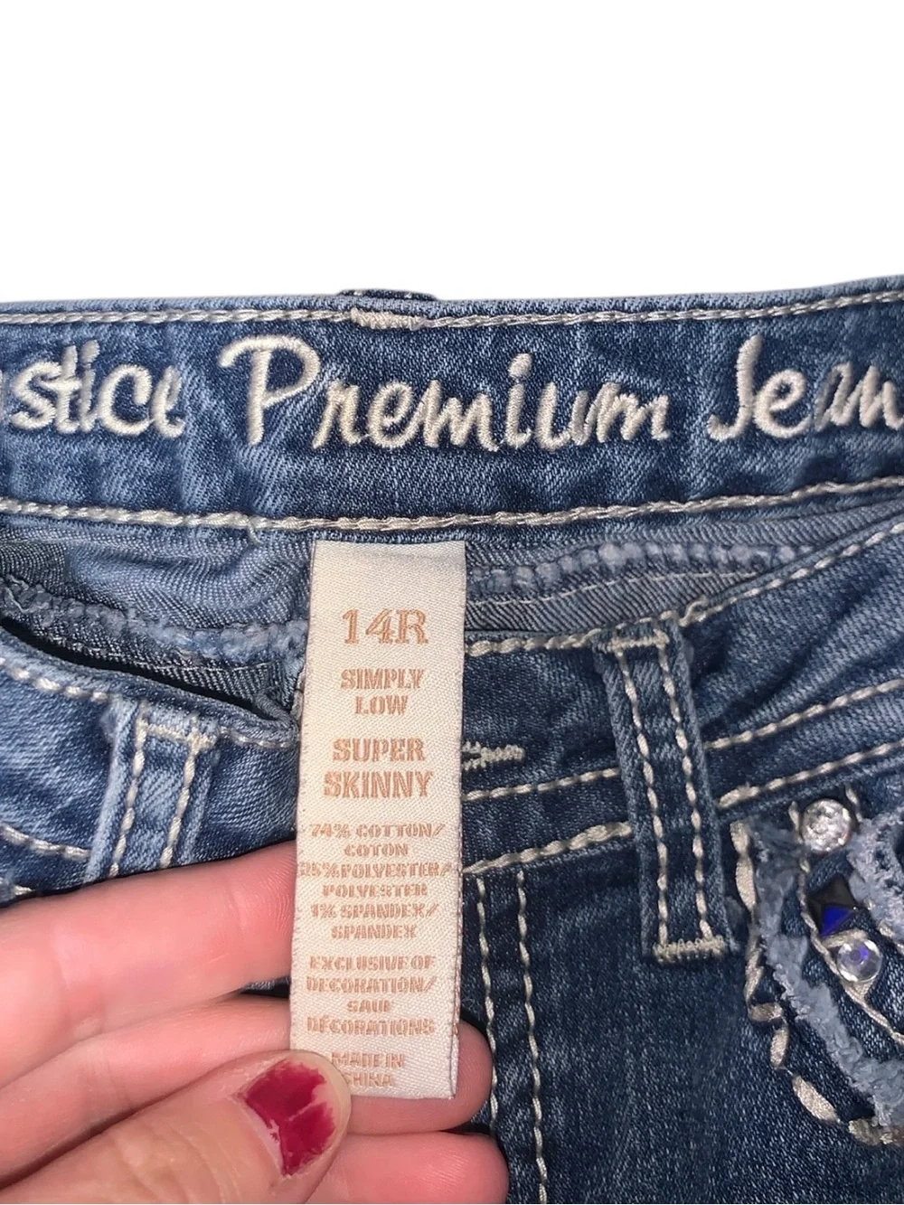 Justice premium jeans
